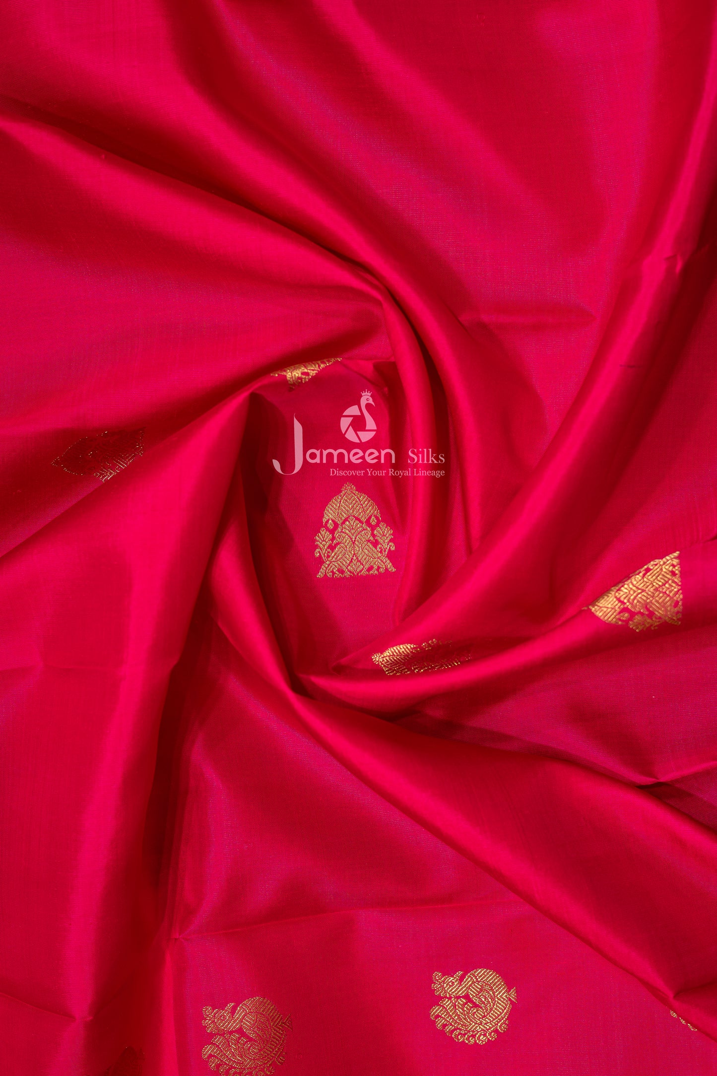 RED KANJIVRAM SILK SAREE