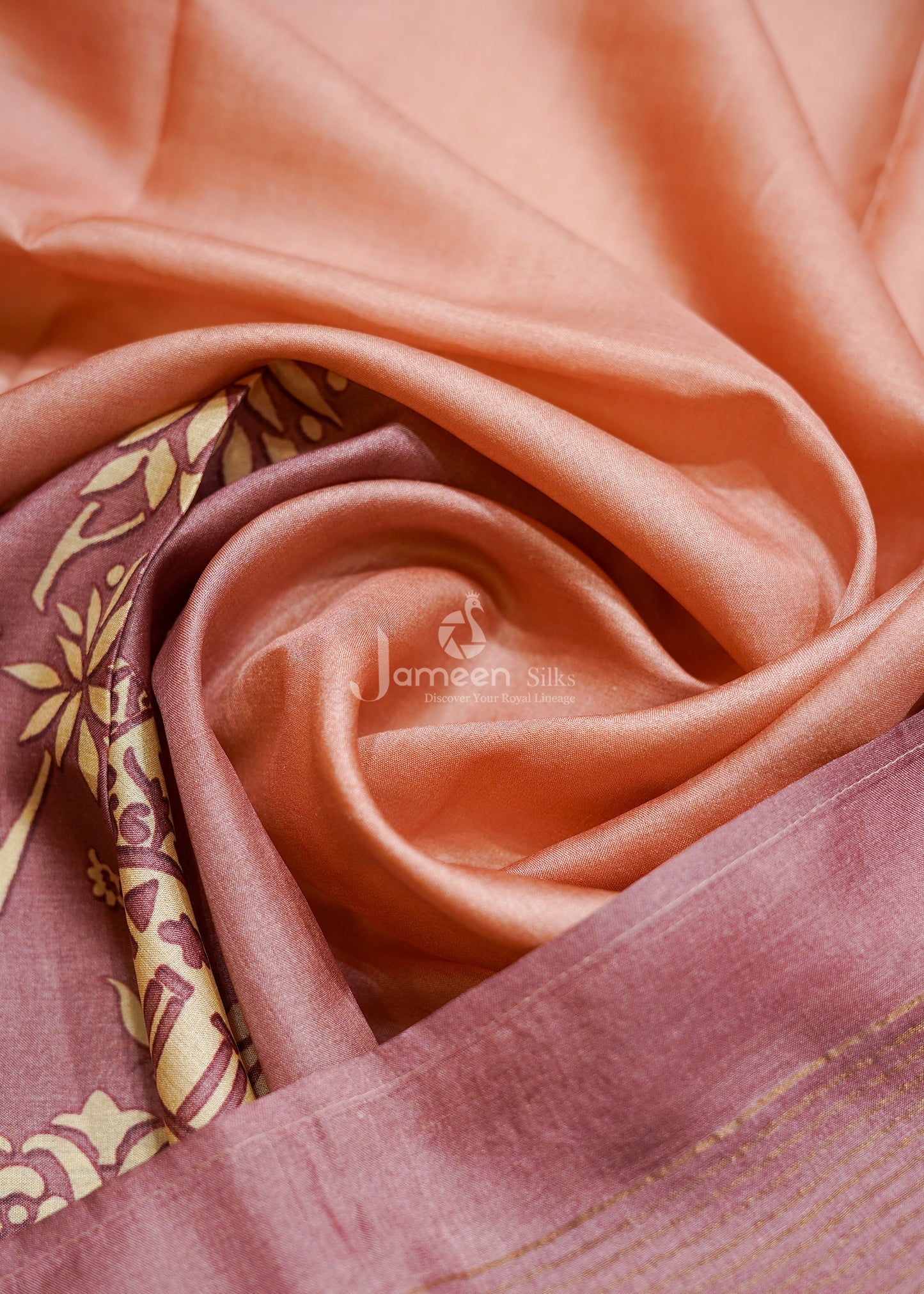 Pure tussar silk saree