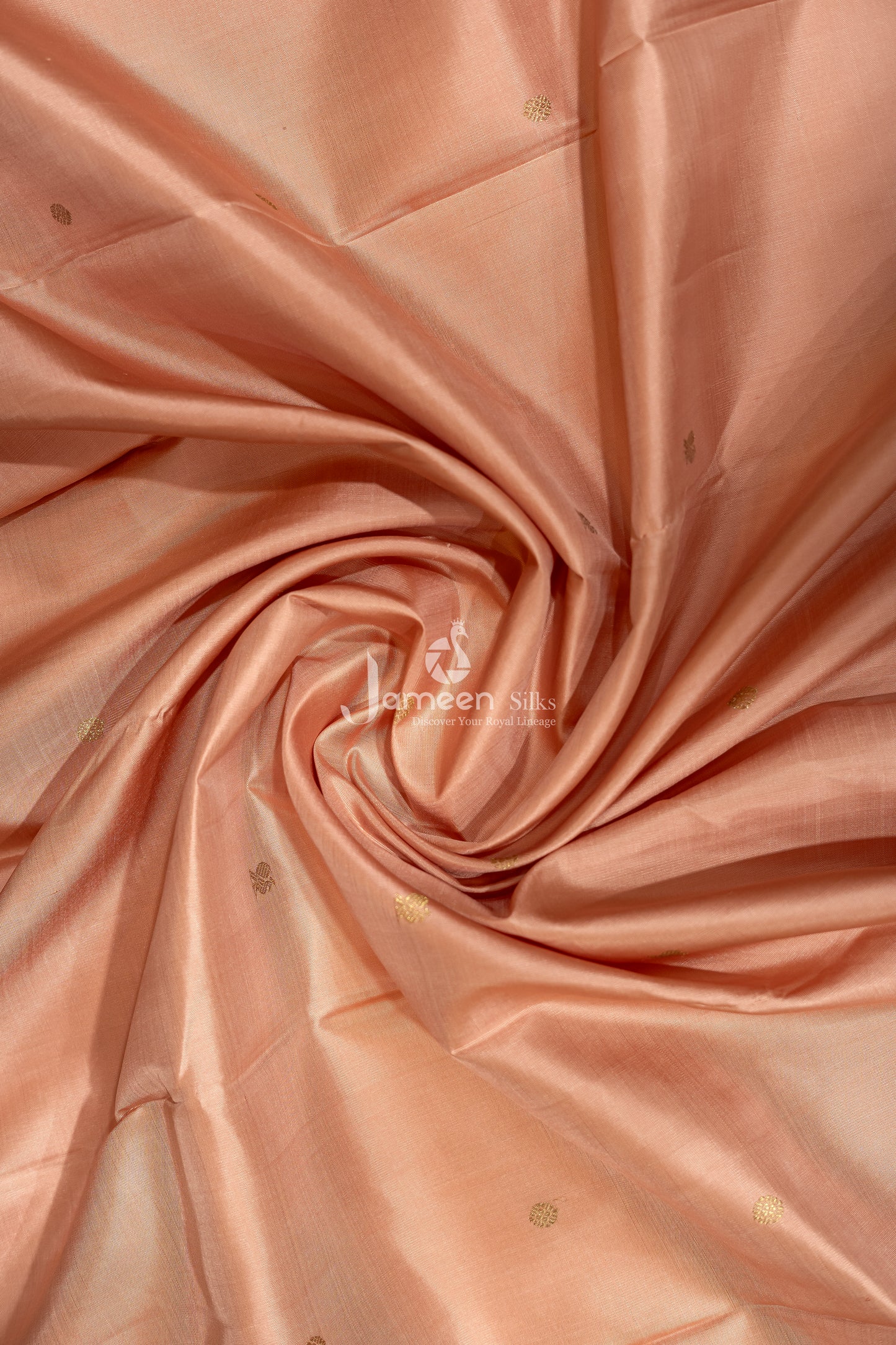 Pastel pink kanjivaram silk saree