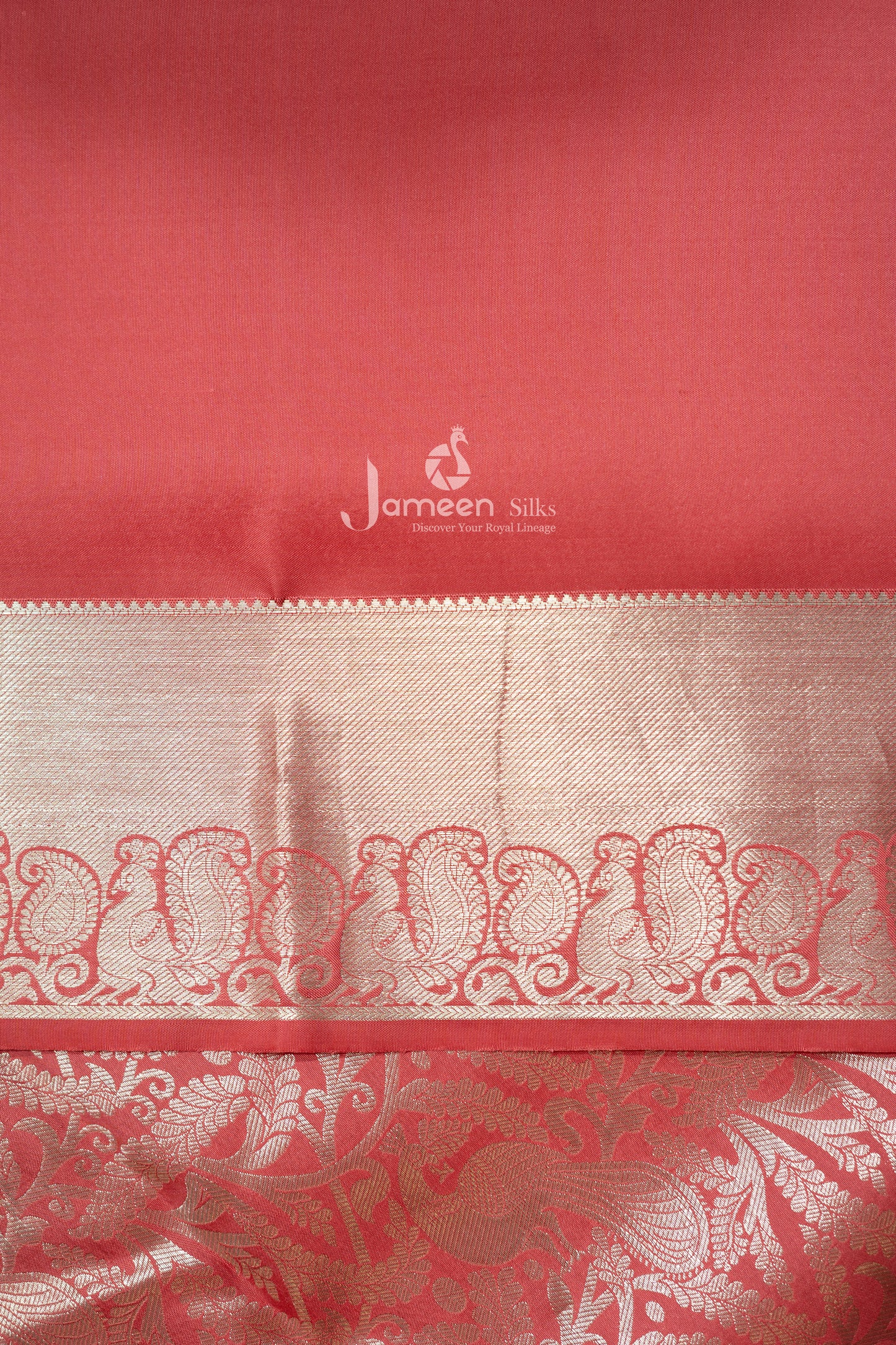 Red kanjivaram silk saree