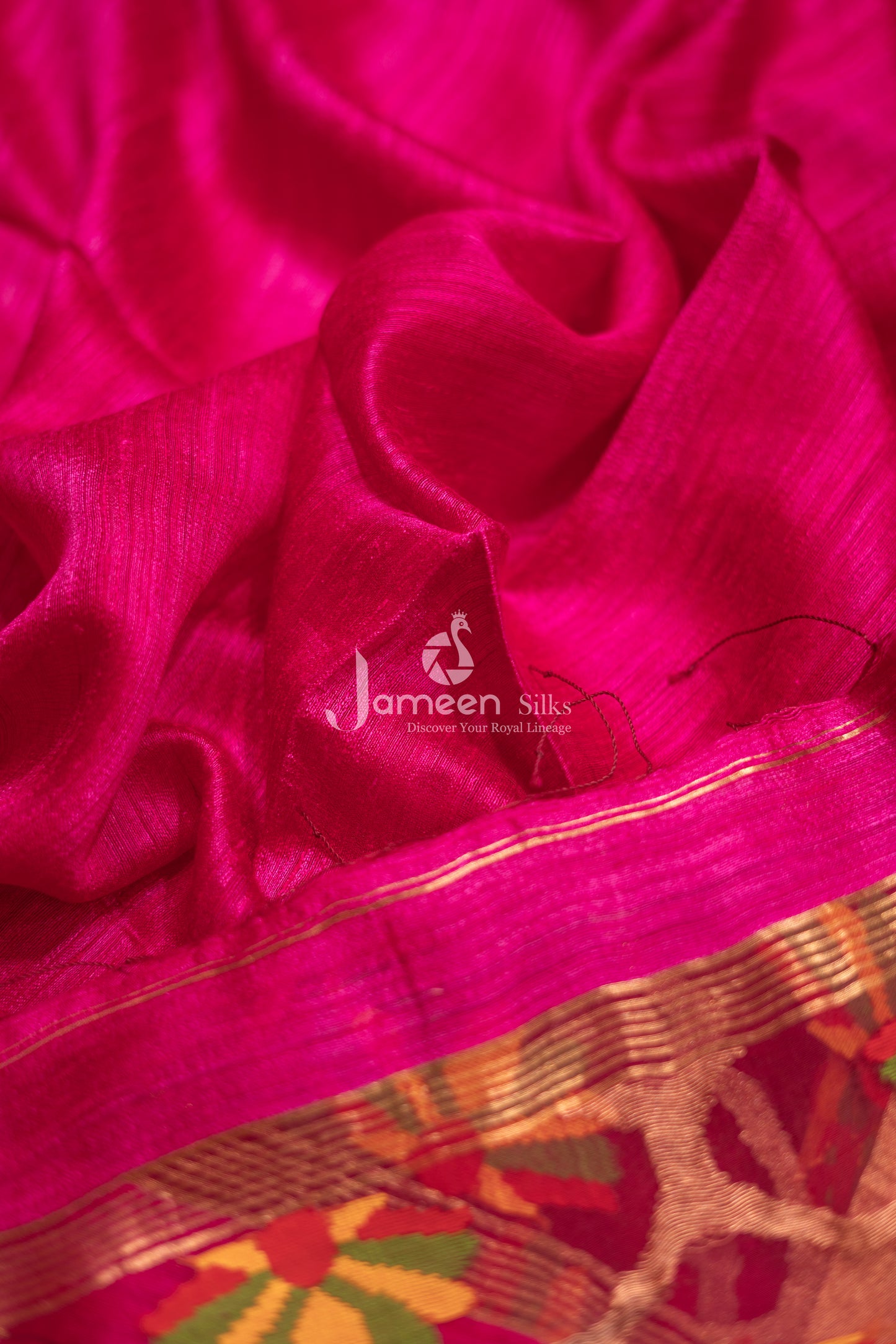 Paithani muslin silk saree