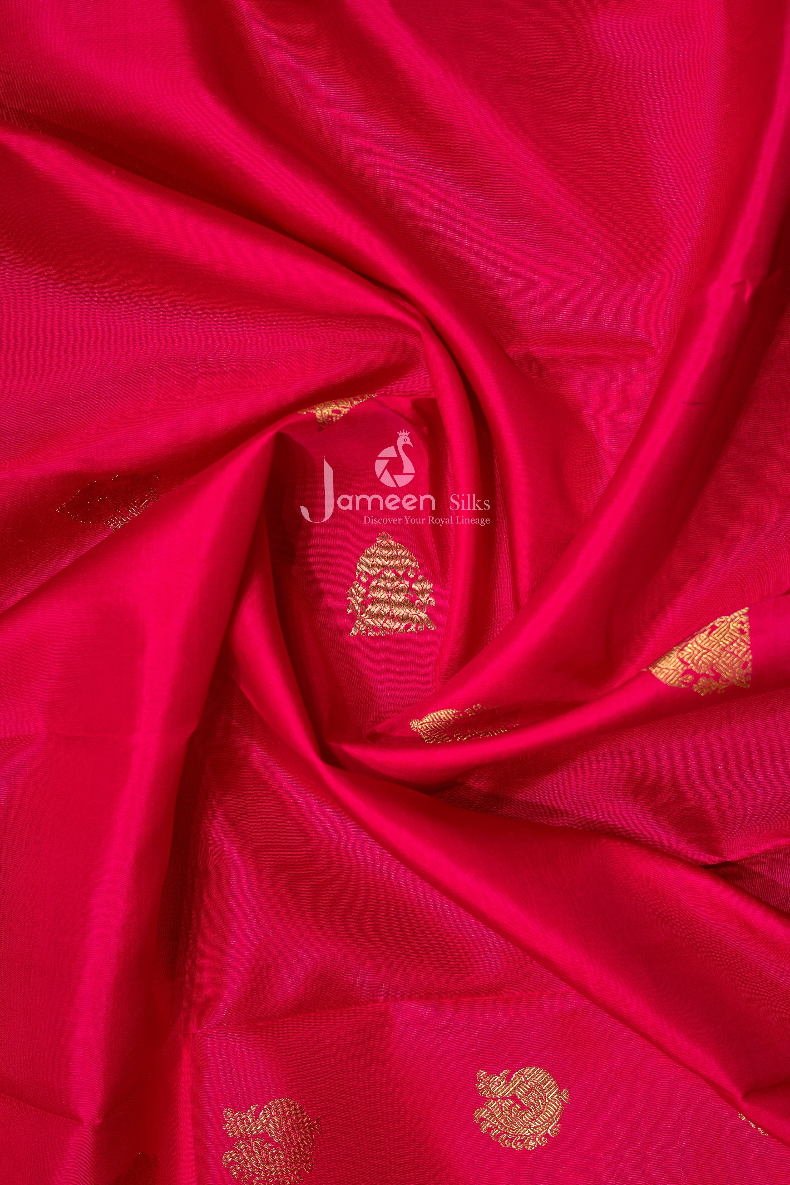 RED KANJIVRAM SILK SAREE