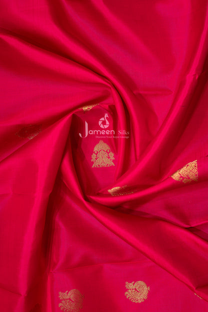 RED KANJIVRAM SILK SAREE
