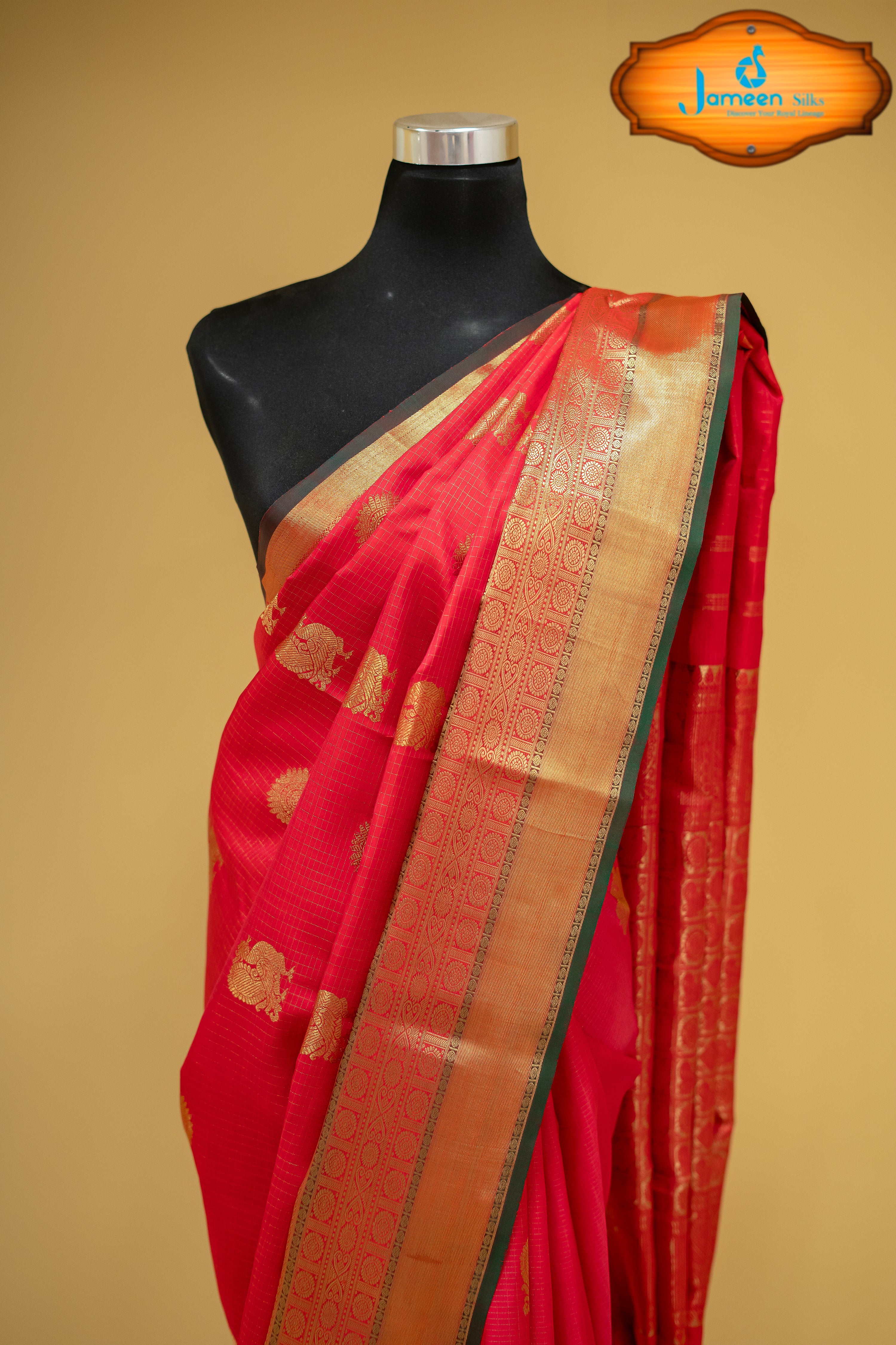 Kanjivaram Vairaoosi silk saree
