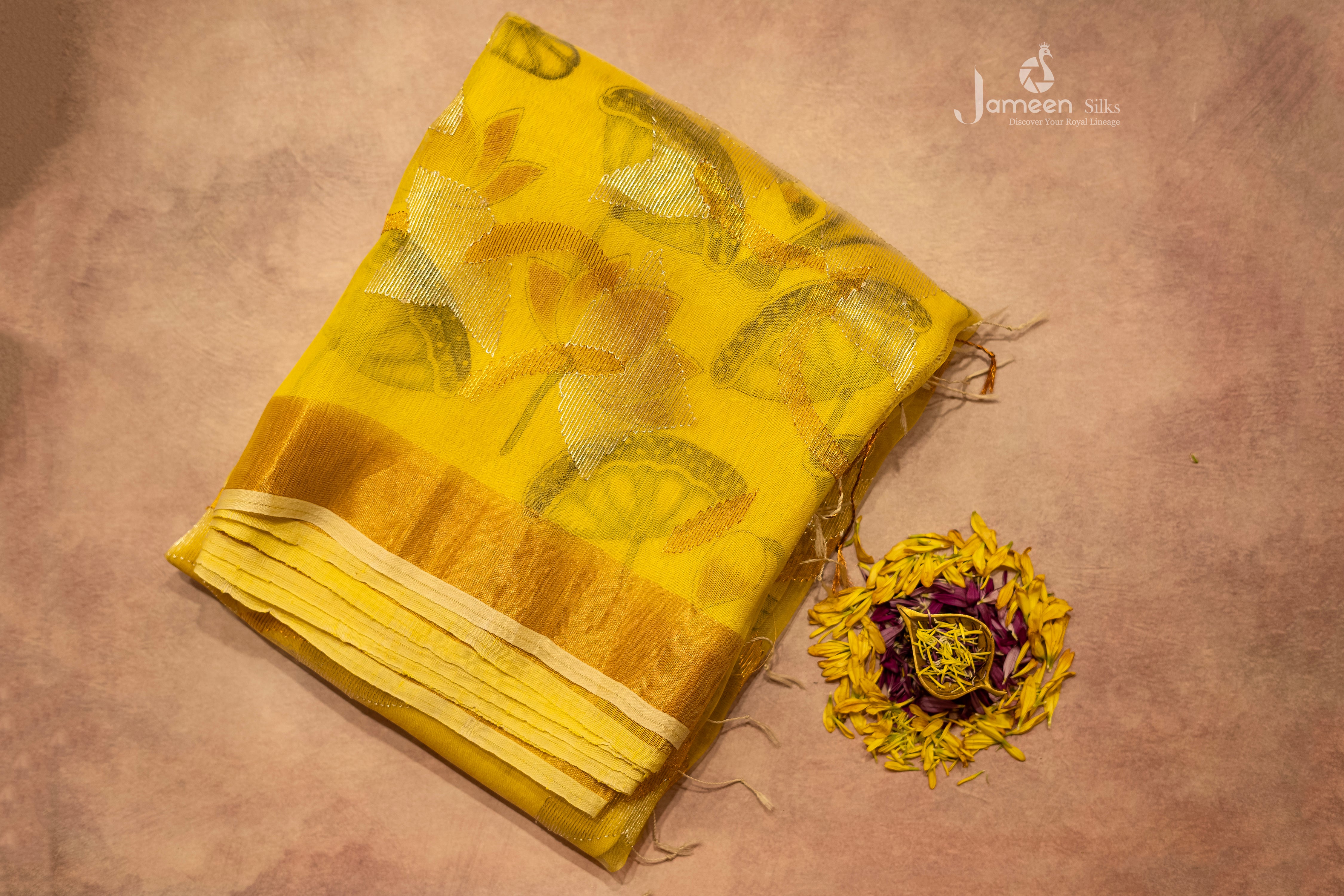 PICHWAI MUSLIN SILK SAREE