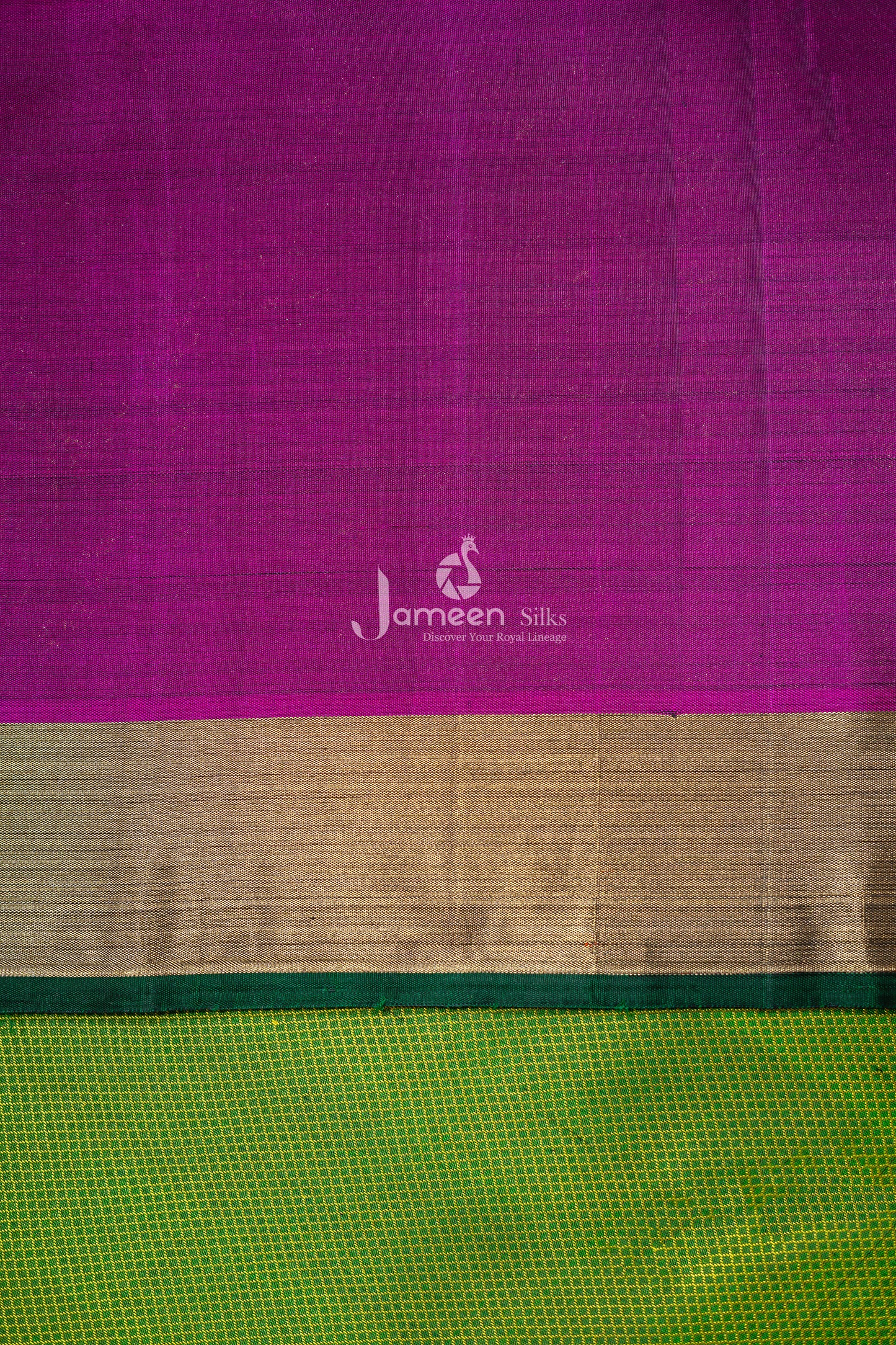Pink kanjivaram silk saree