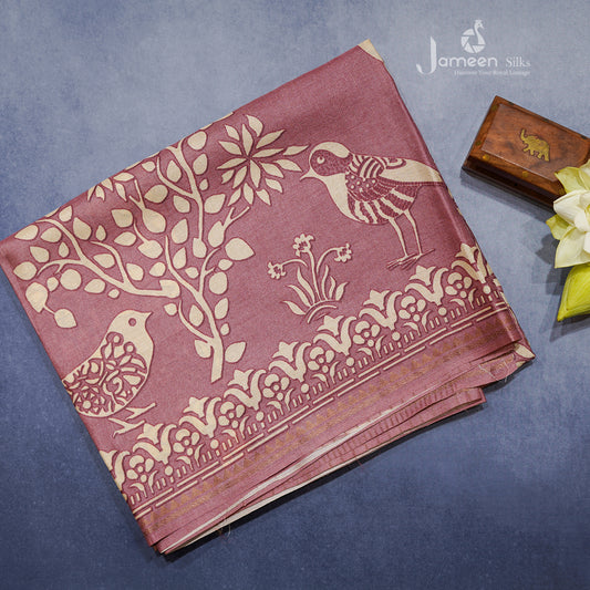 Pure tussar silk saree