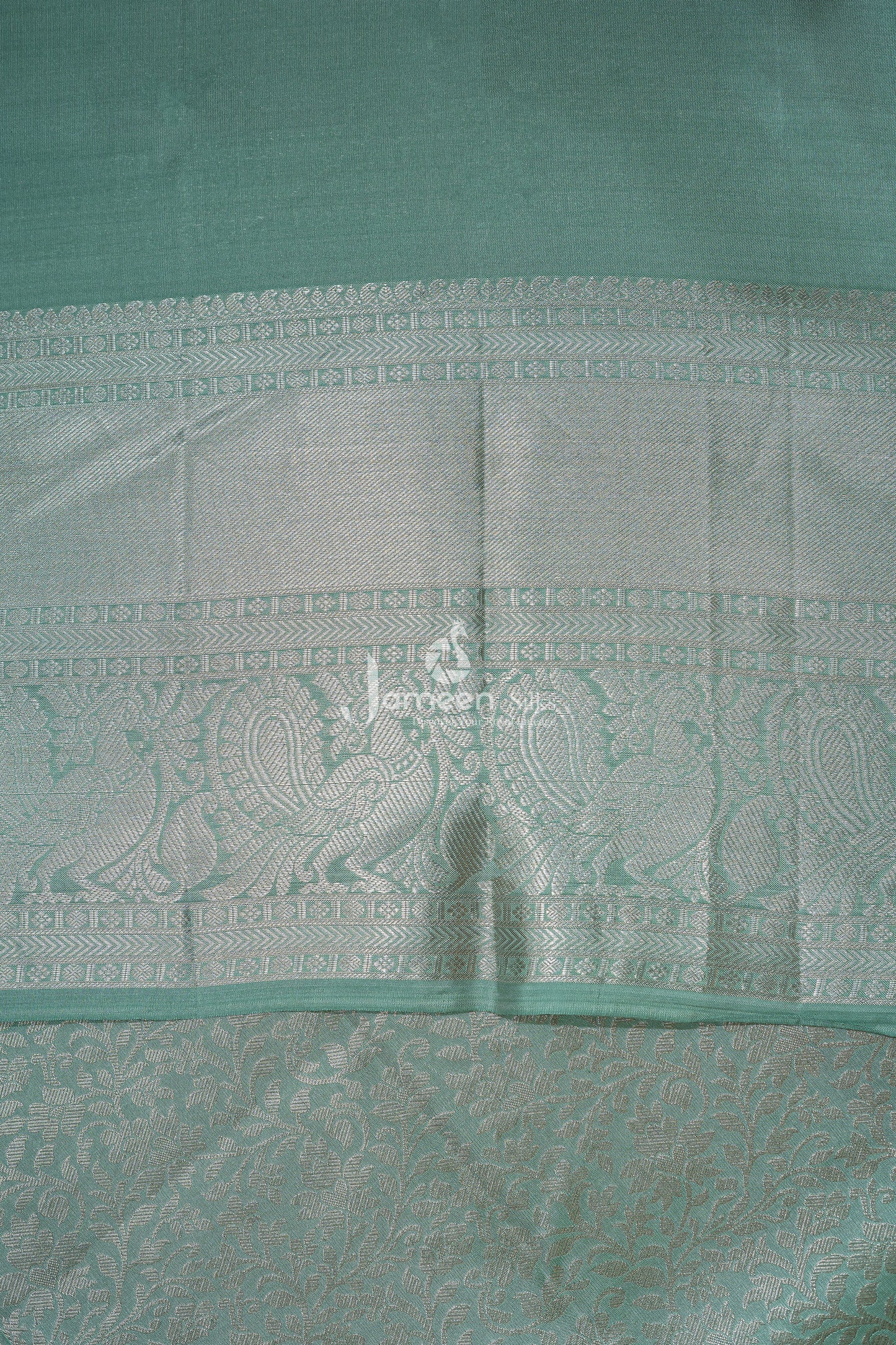 GREEN KANJUVARAM SILK SAREE