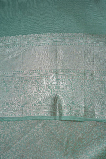 GREEN KANJUVARAM SILK SAREE