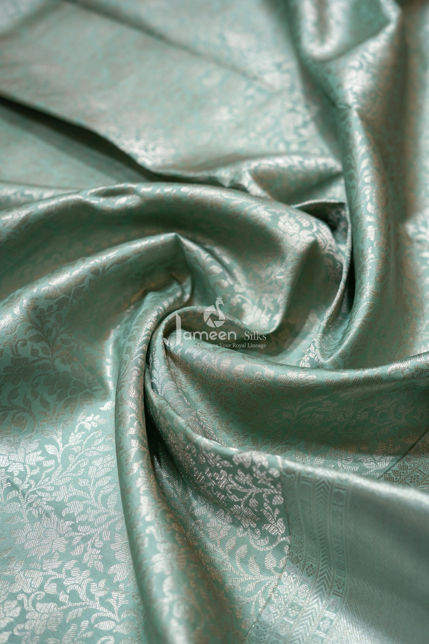 GREEN KANJUVARAM SILK SAREE