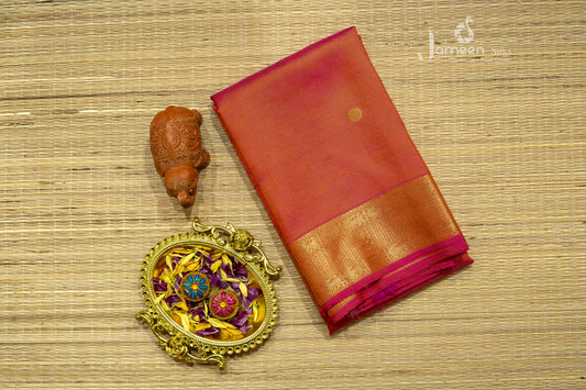 Red vairaoosi kanjivaram silk saree