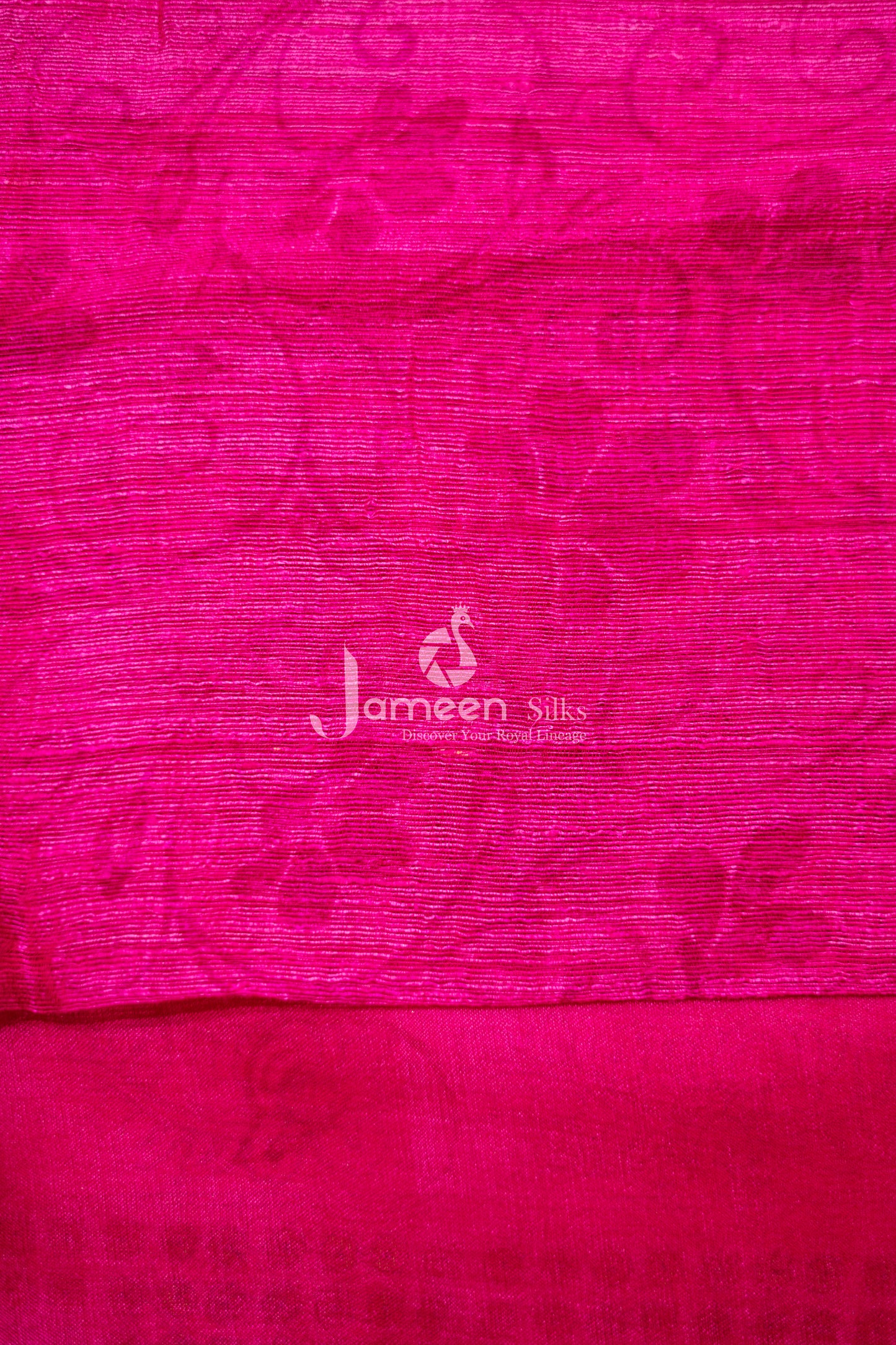 Pink muslin saree