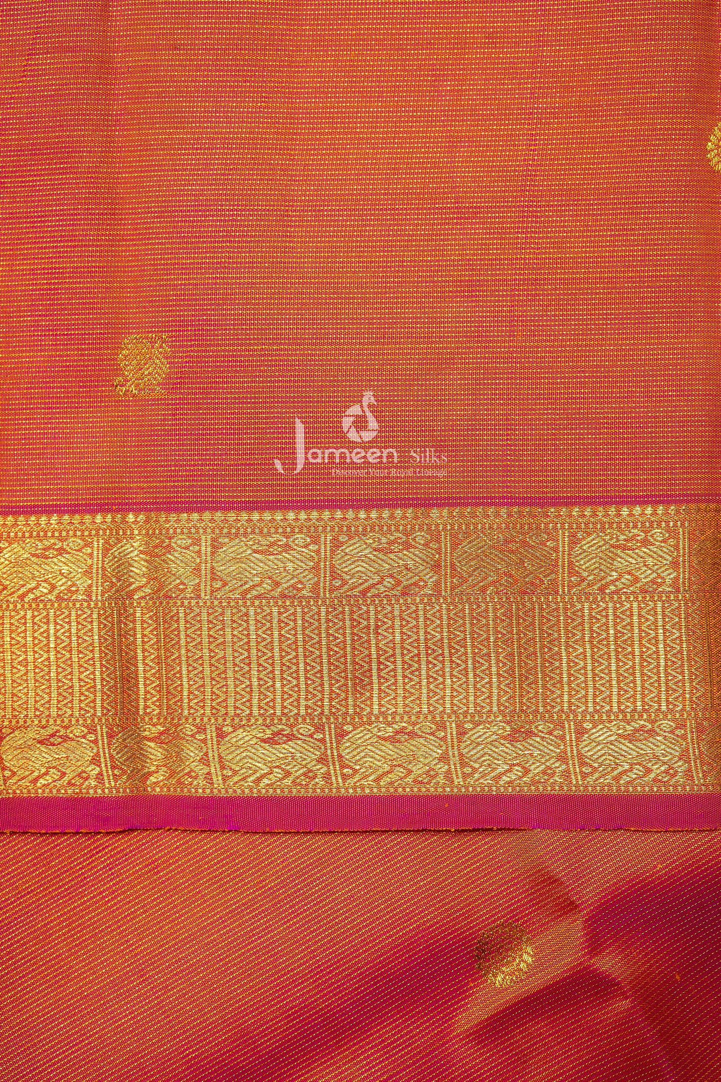 Red vairaoosi kanjivaram silk saree