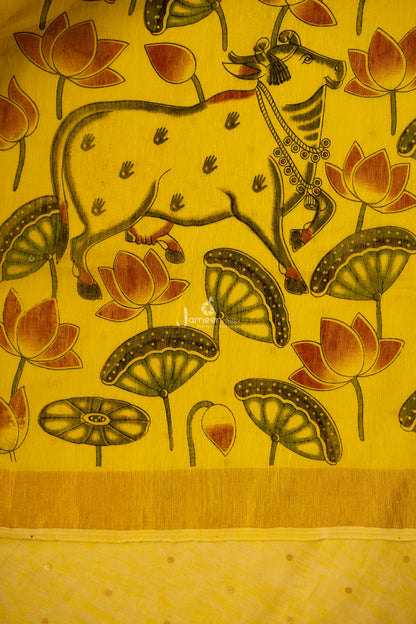 PICHWAI MUSLIN SILK SAREE