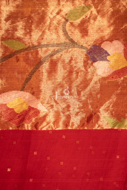 Paithani muslin silk saree