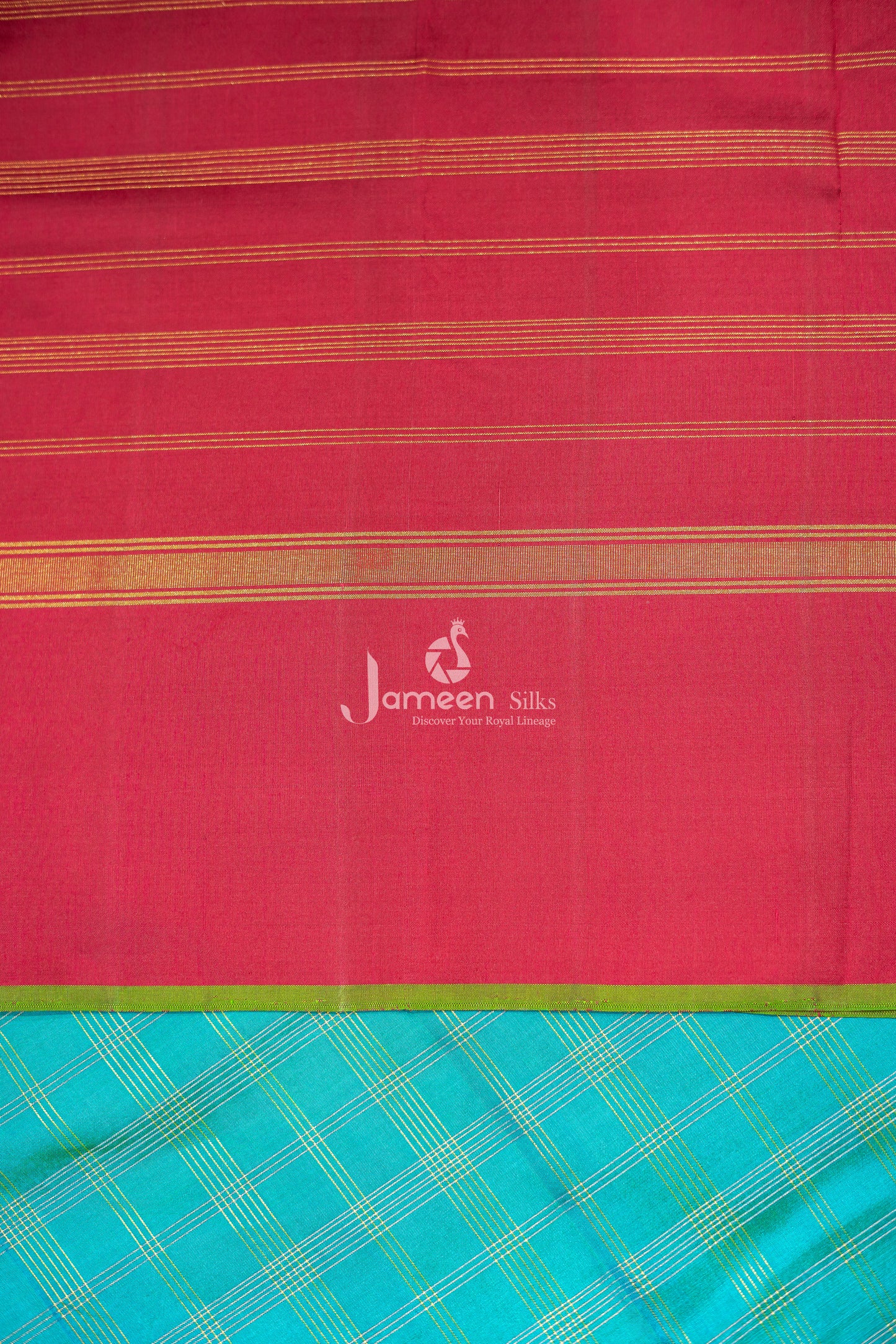 Korvai kanjivaram silk saree