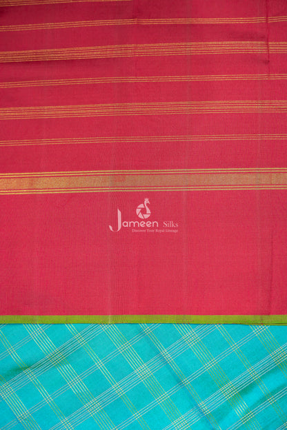 Korvai kanjivaram silk saree