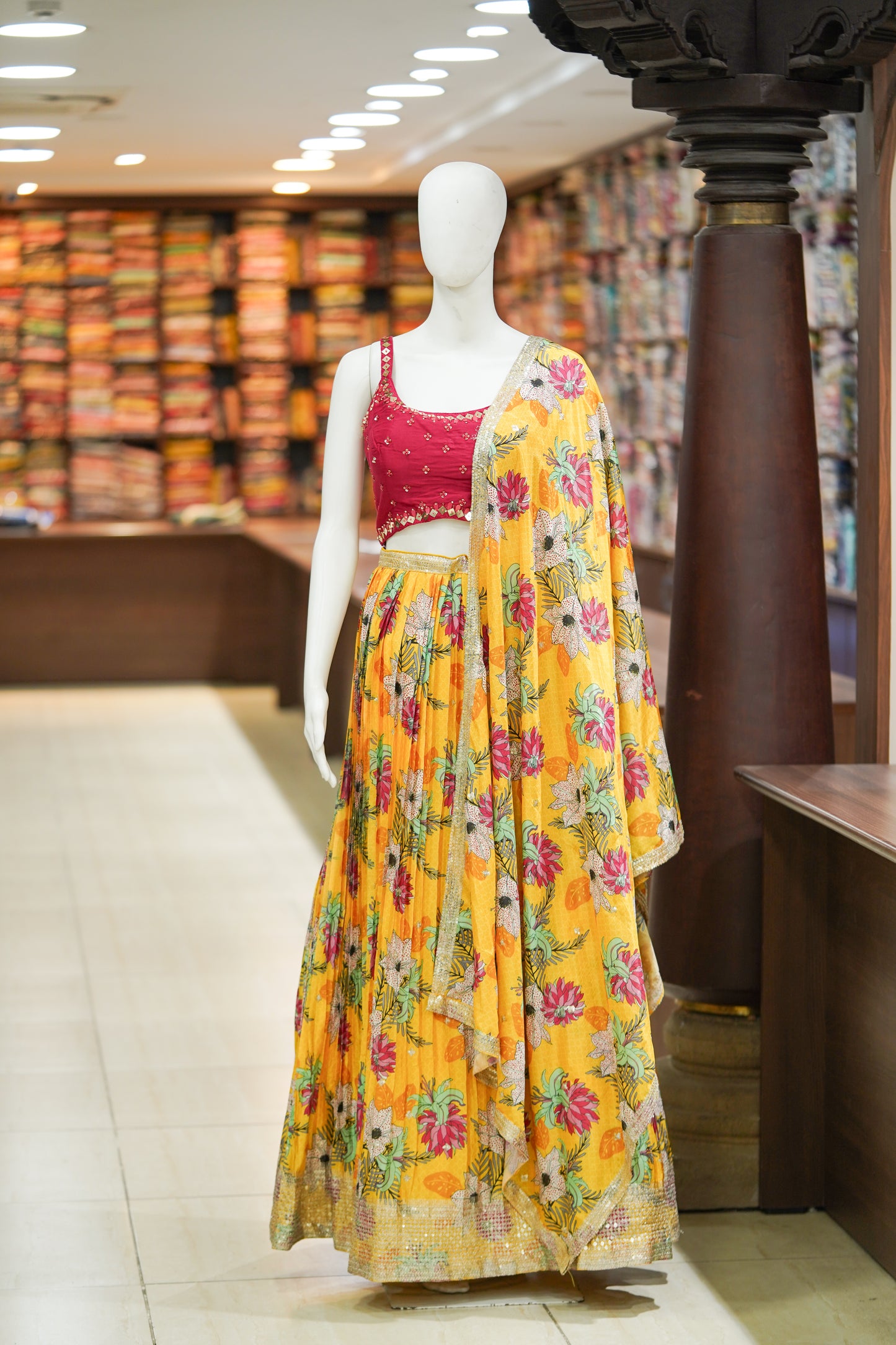 Floral lehenga